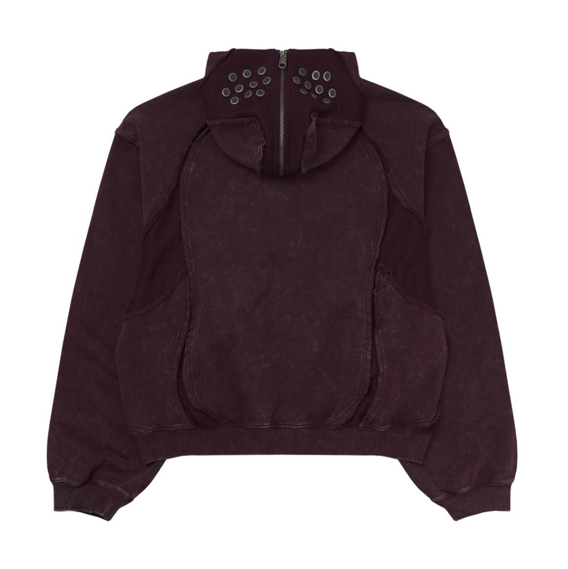 [Adidas x Thug Club] Teamgeist 運動連帽拉鍊衫，酒紅色 - KR 尺寸