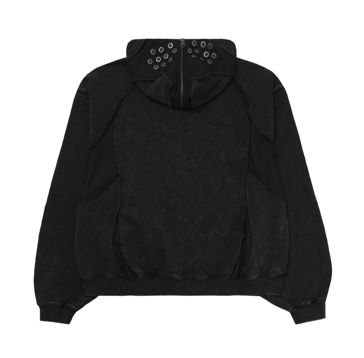 [Adidas x Thug Club] Teamgeist 黑色連帽拉鍊衛衣 - KR 尺寸