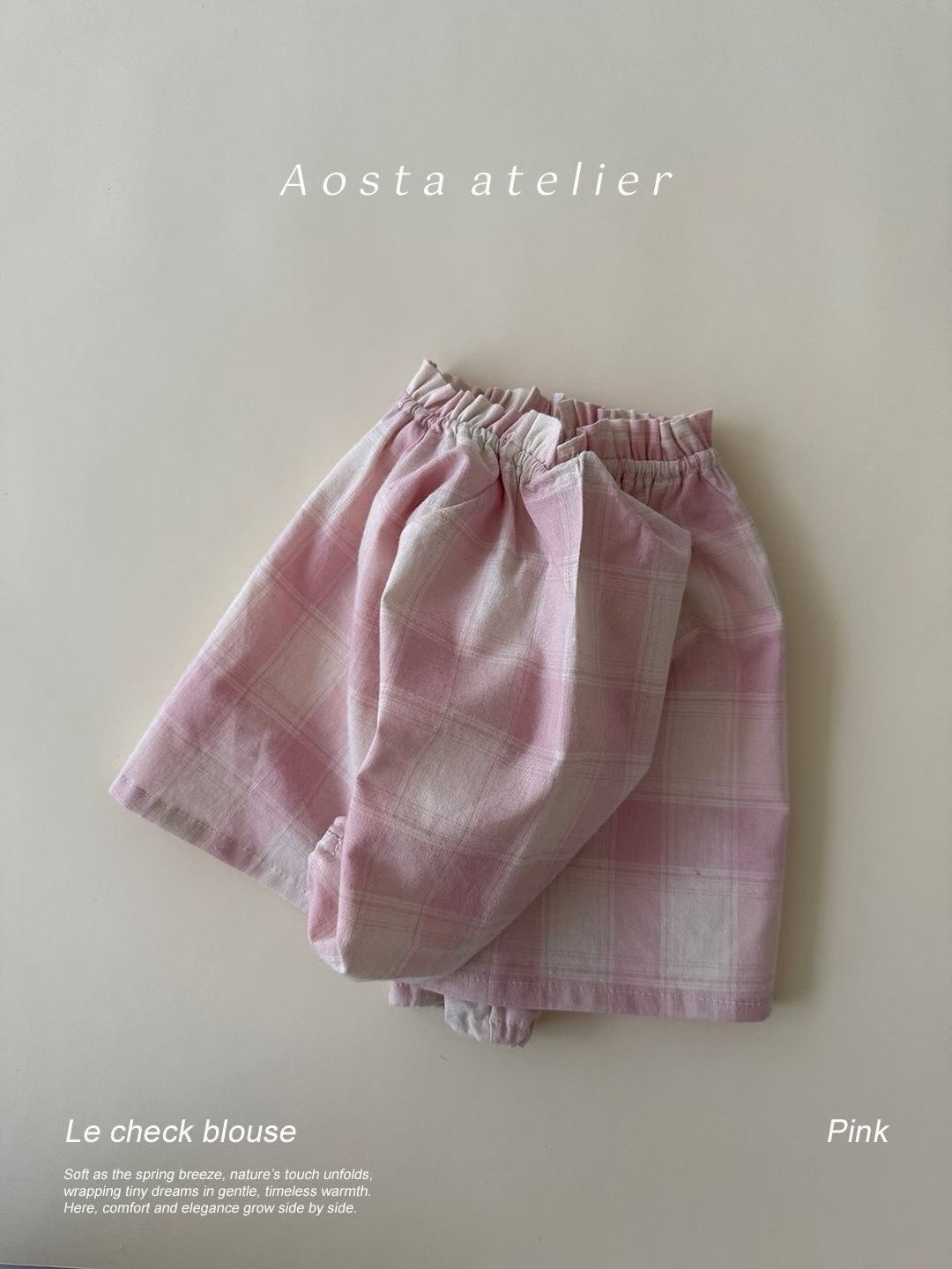 Aosta Le Check Blouse
