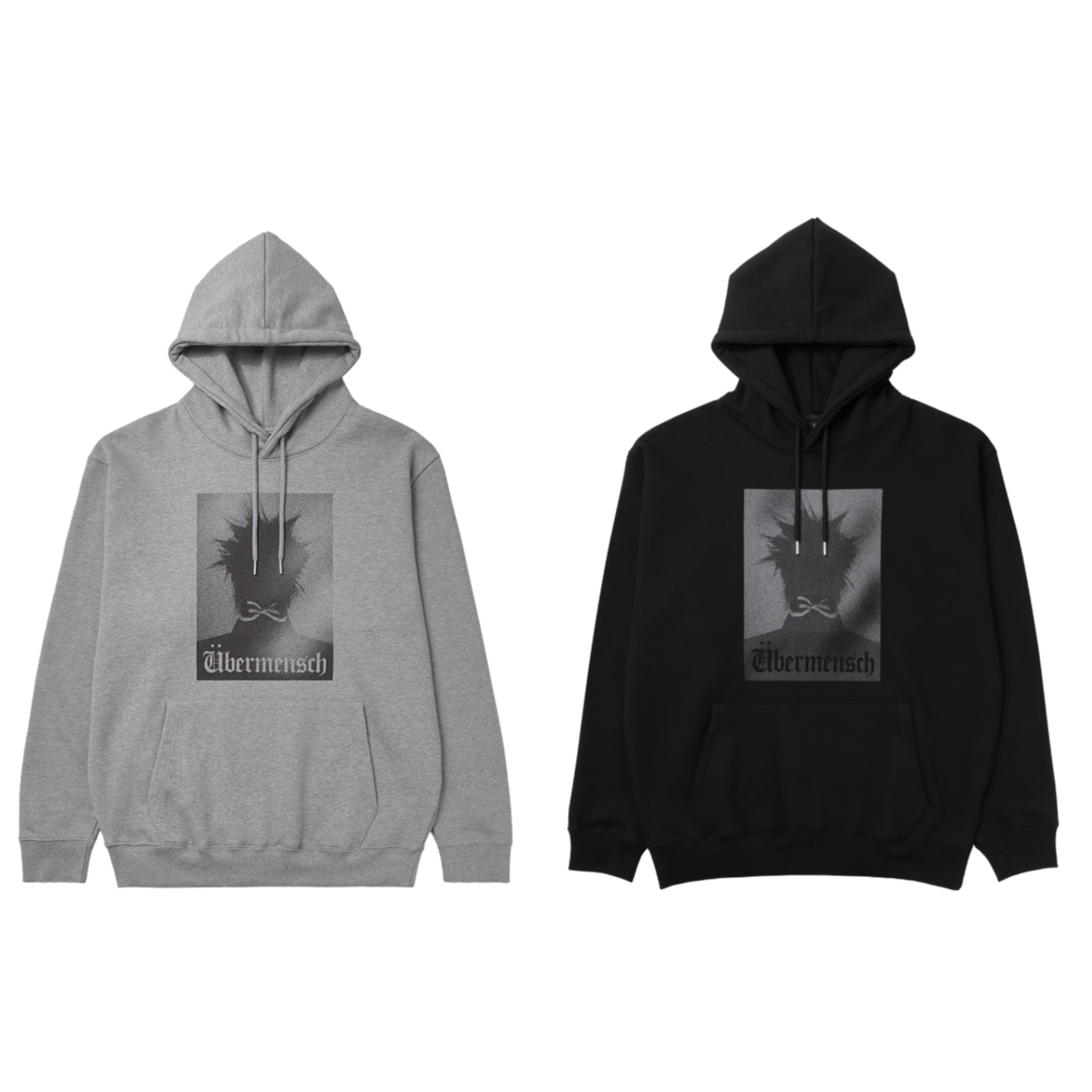 ［G-DRAGON］ Ubermensch 灰色/黑色 連帽衫