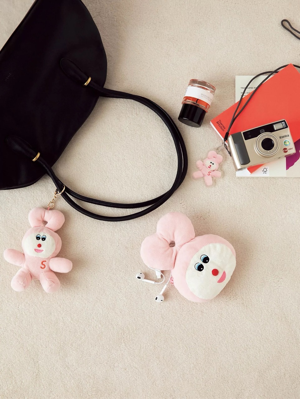 🇯🇵 SPUR 日本雜誌 創刊35週年 限定娃娃 吊飾 鑰匙圈 耳機包 零錢包 壓克力 CORTIS採訪同款 粉紅兔兔 兔子 / 預購