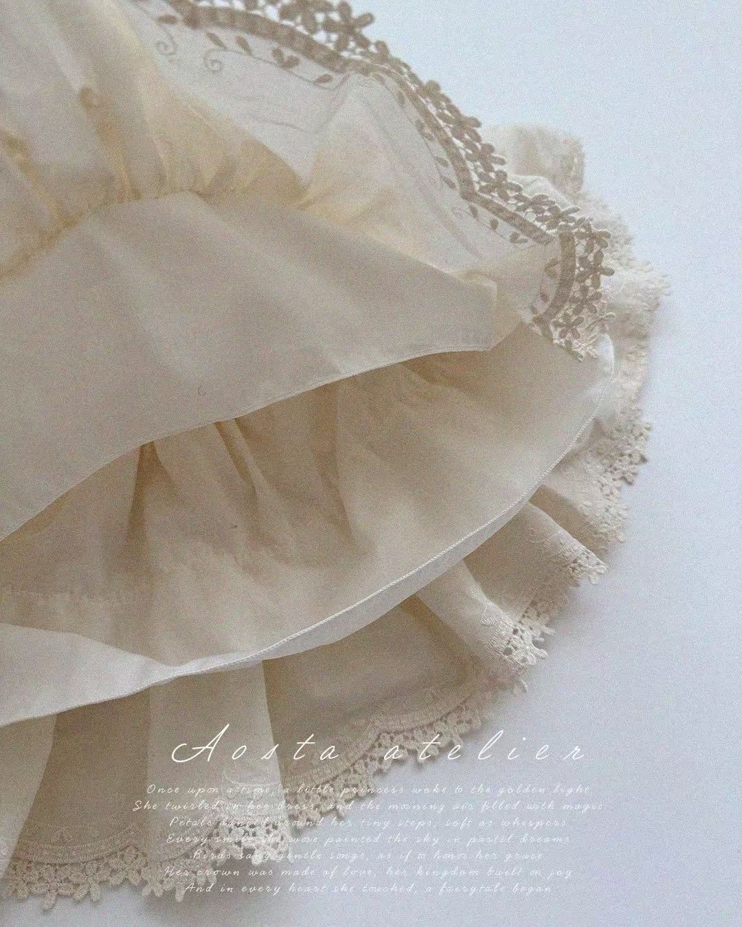 Aosta Lace Tiered Blouse