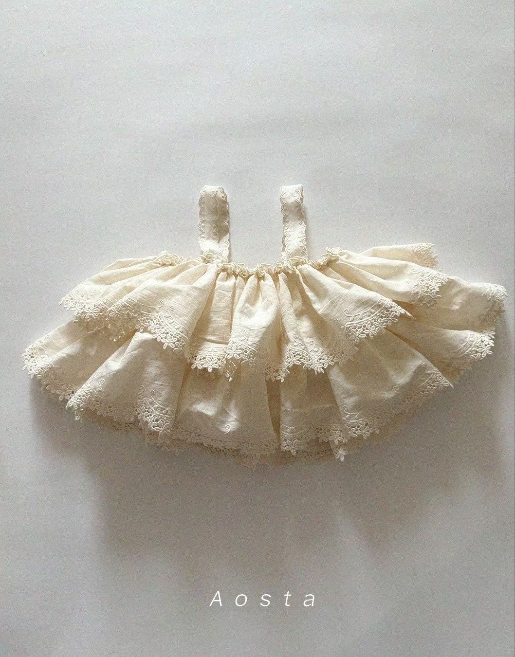 Aosta Lace Tiered Blouse