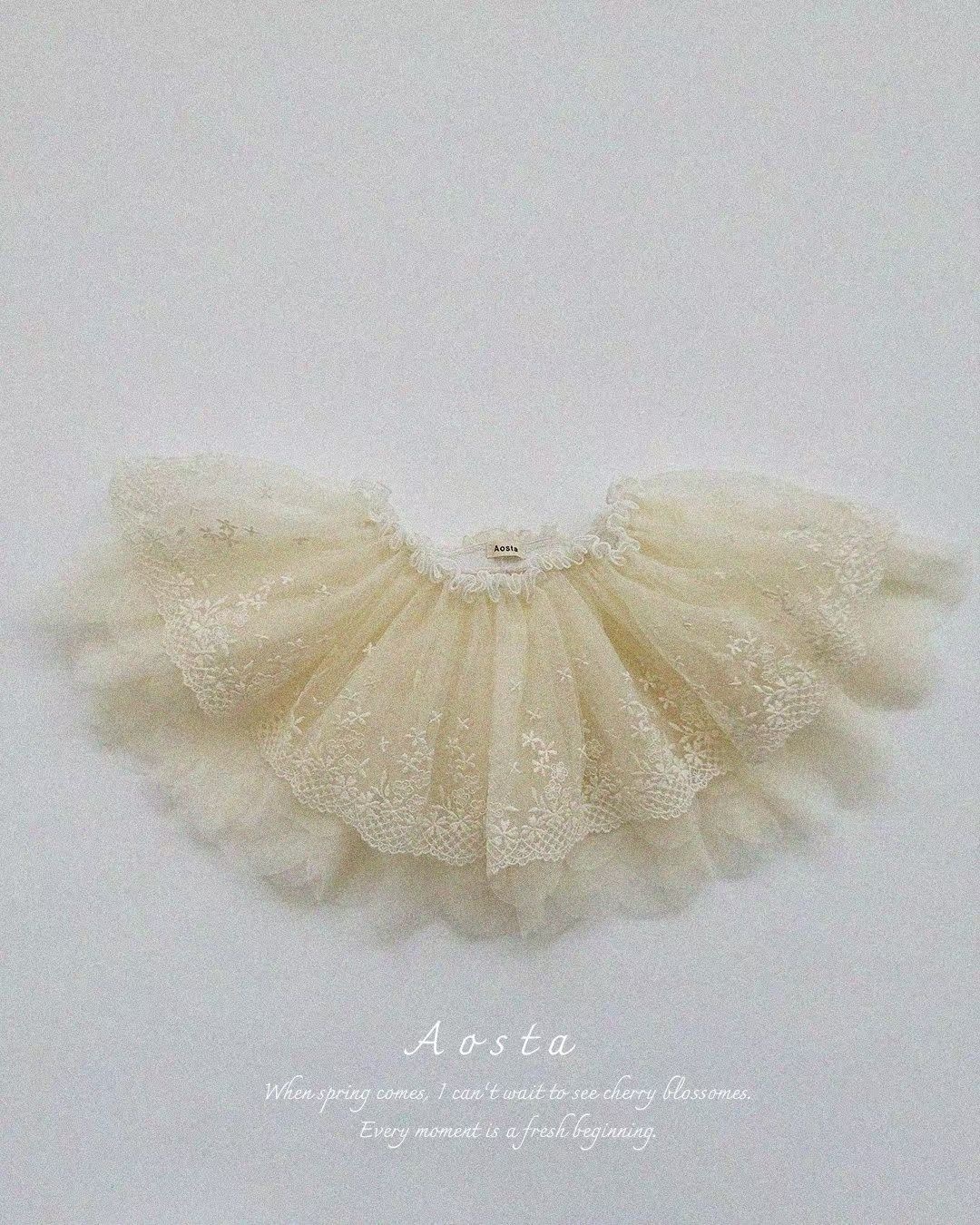 Aosta Lace Tulle Skirt