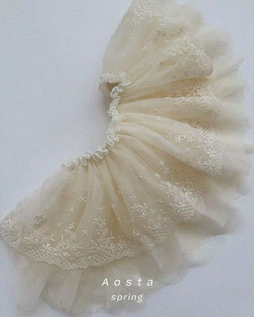Aosta Lace Tulle Skirt