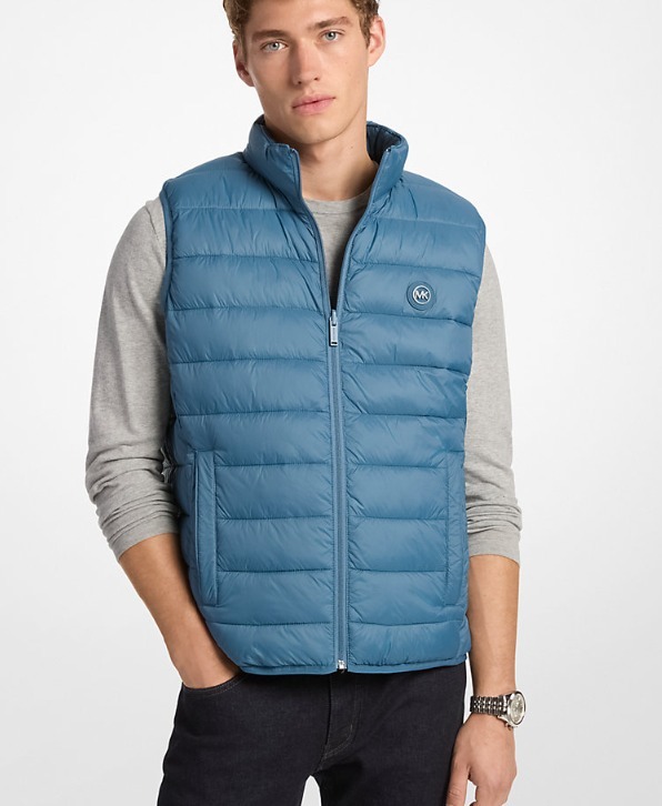 【現貨】Michael Kors Abbou H013057 男裝標誌雙面背心