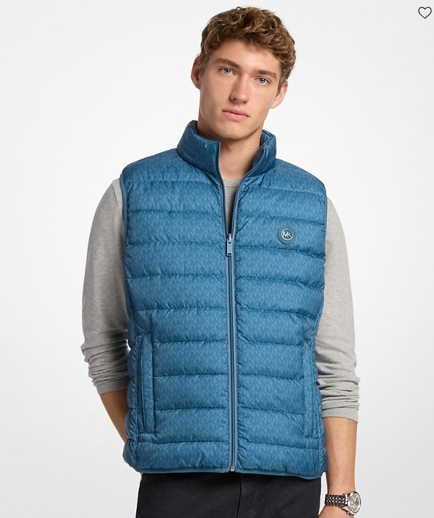 【現貨】Michael Kors Abbou H013057 男裝標誌雙面背心