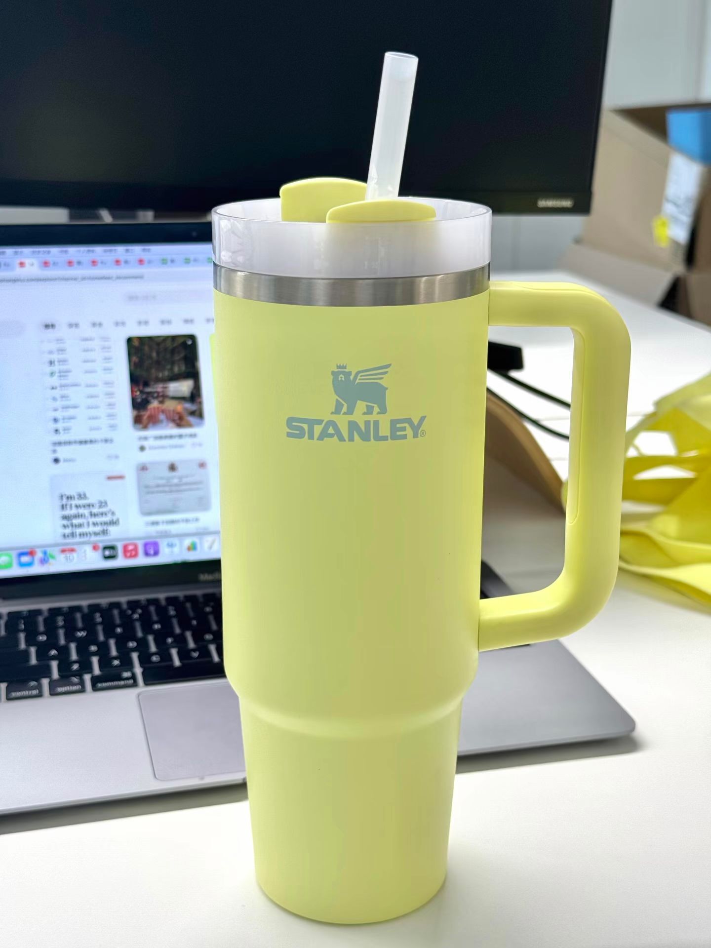 【預購】Stanley 30oz 兩用款 H013066 Quencher H2.0 FlowState Tumbler （Pomelo）