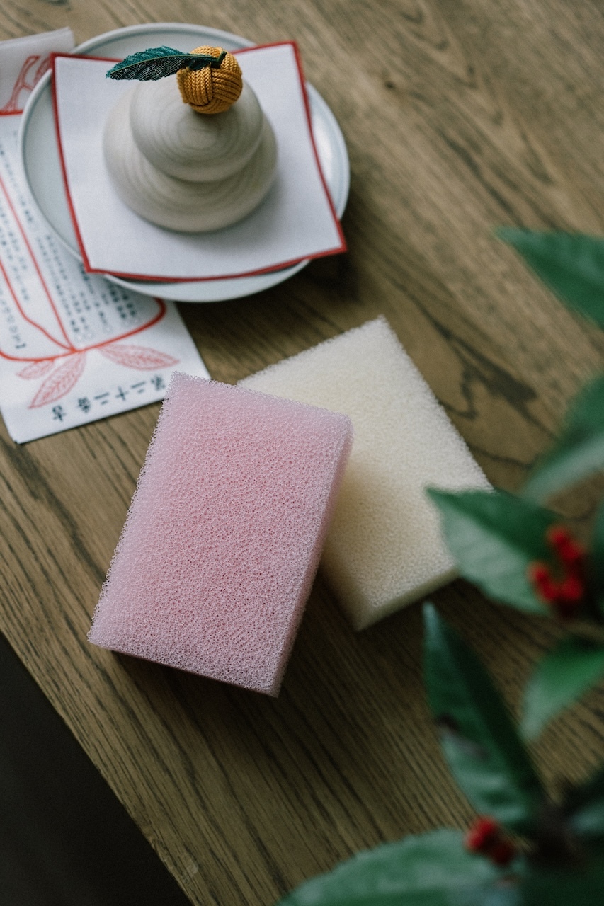 日本製太陽油脂泡泡海綿日本新年喜氣版