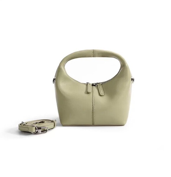 R3 Bob Oré Rebecca 真皮飯盒包 - 綠茶色