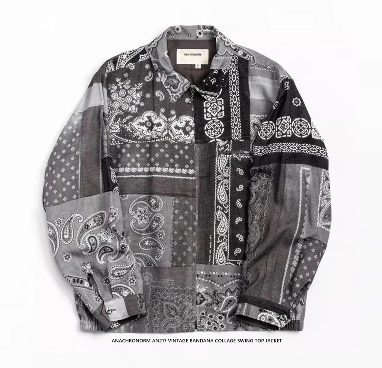 ANACHRONORM VINTAGE BANDANA COLLAGE SWING TOP JACKET AN217 - PRE ORDER ITEM (預訂中)