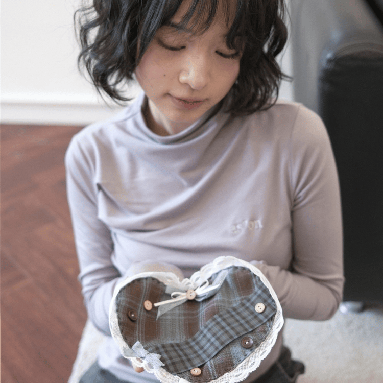 ASON｜超舒服超顯腰型VEIL HIGH-NECK TEE [3 colors]