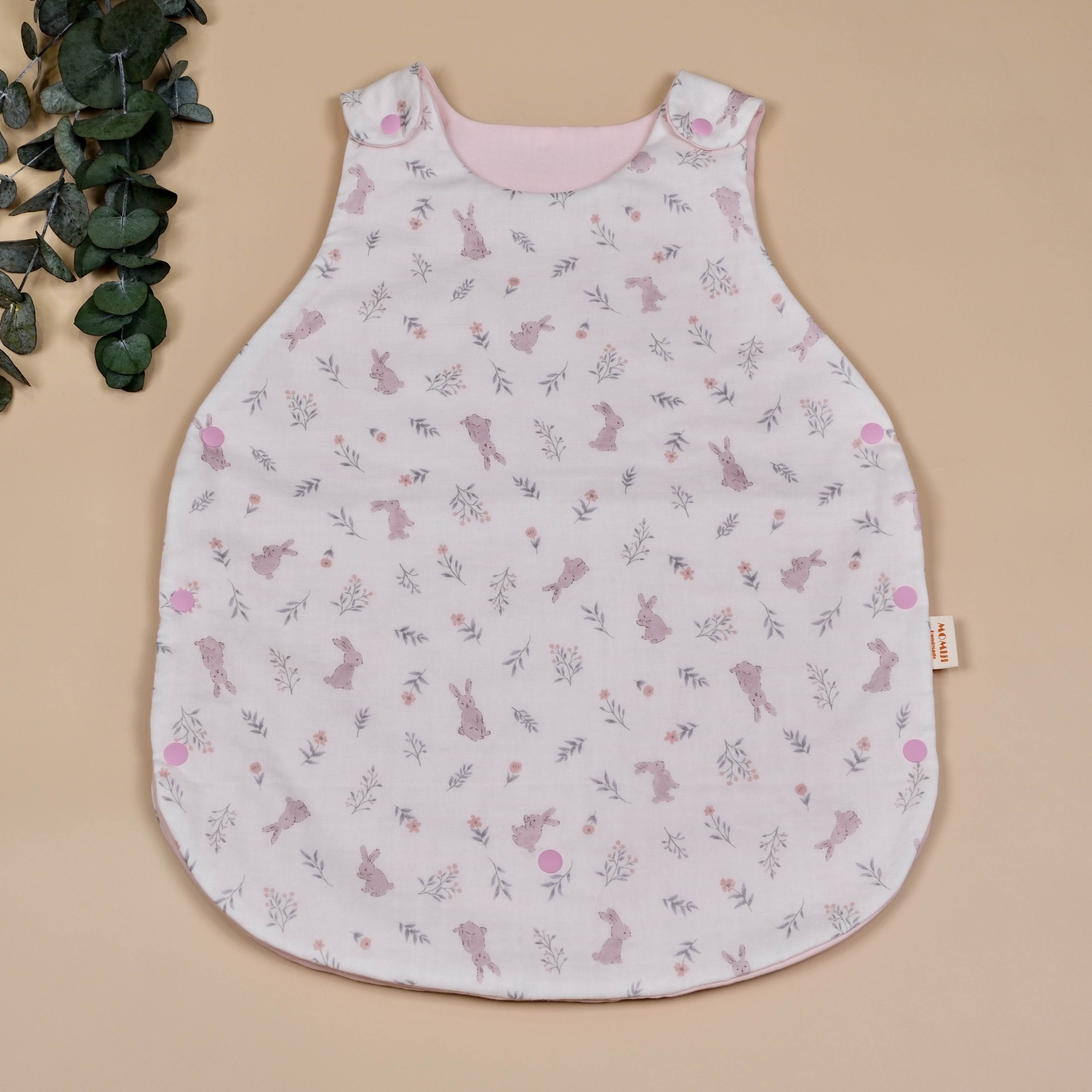 二重紗寶寶防踢被 | 森林小兔