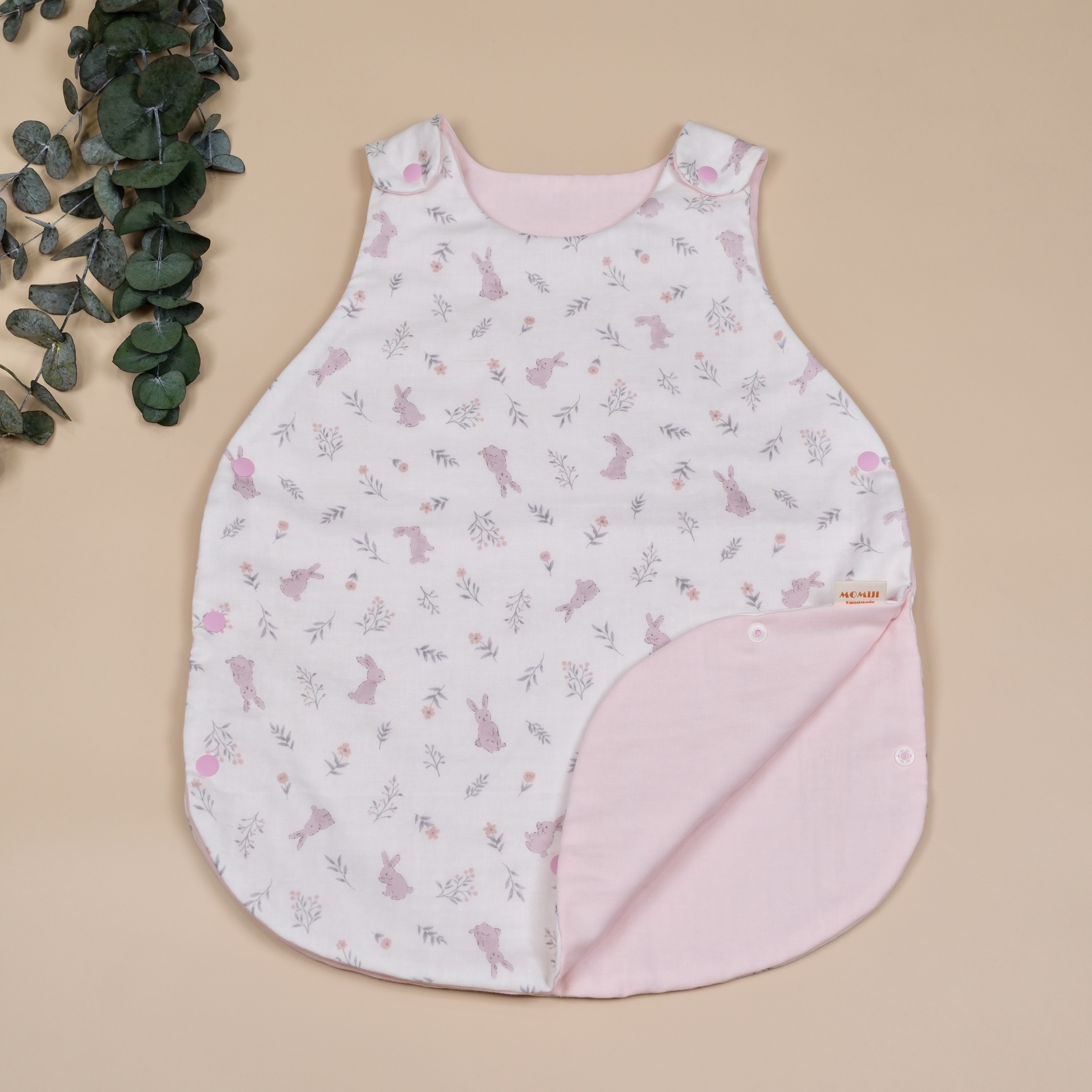 二重紗寶寶防踢被 | 森林小兔