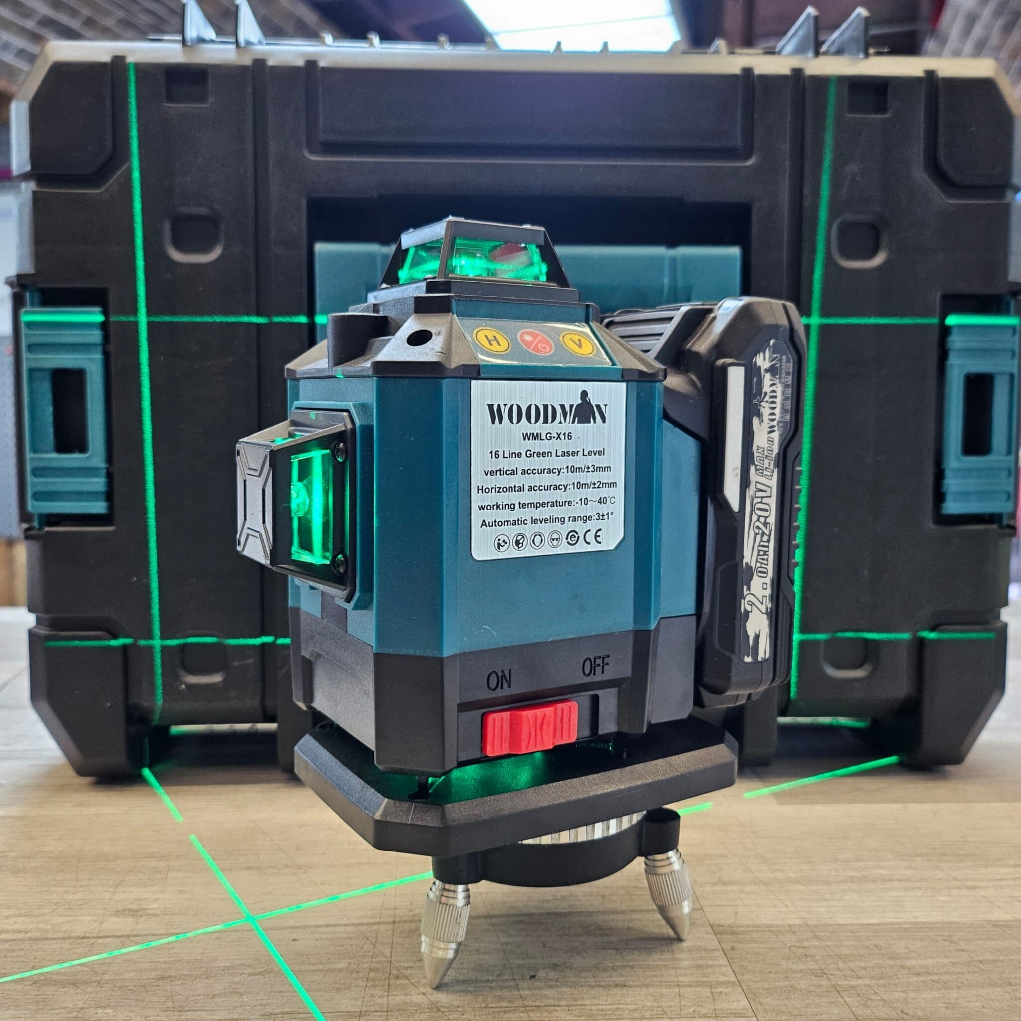 WOODMAN 一木 WMLD - X16  -  4V4H 平水儀（16線 ）