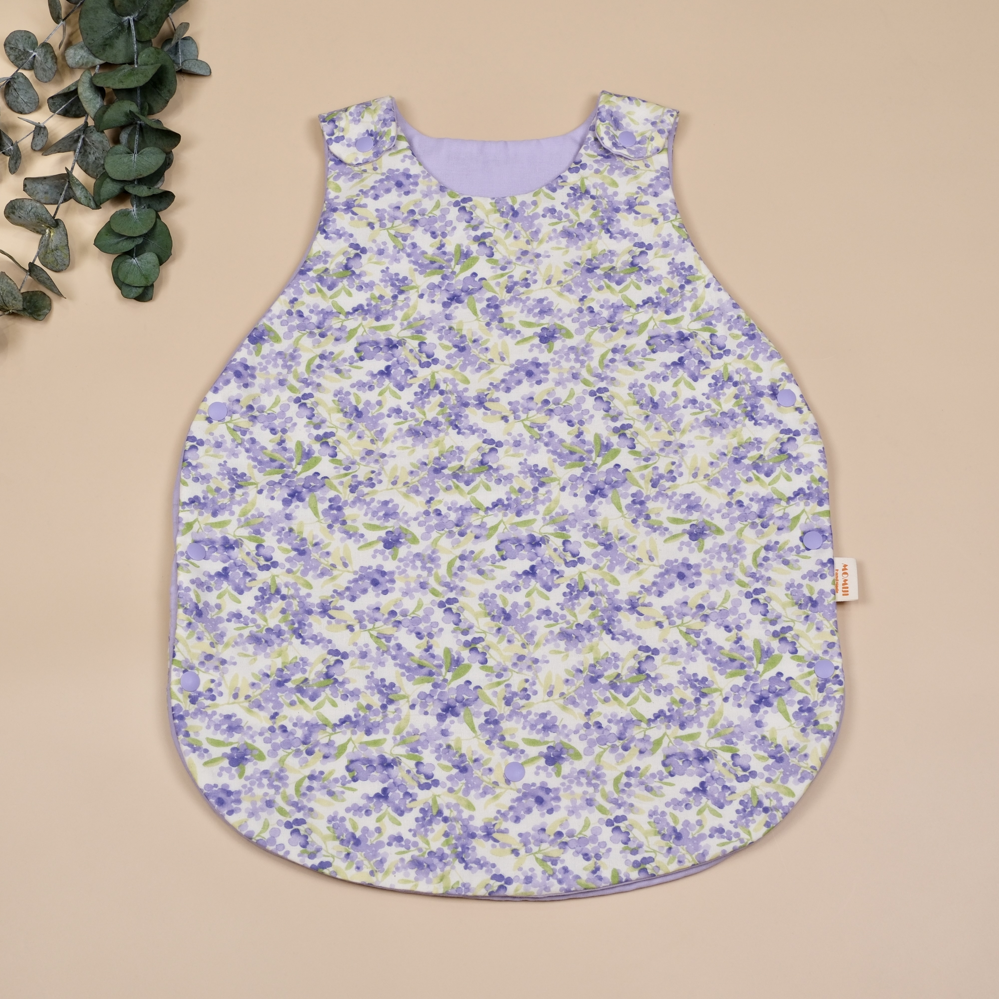 二重紗寶寶防踢被 | Mimosa・紫藤午後