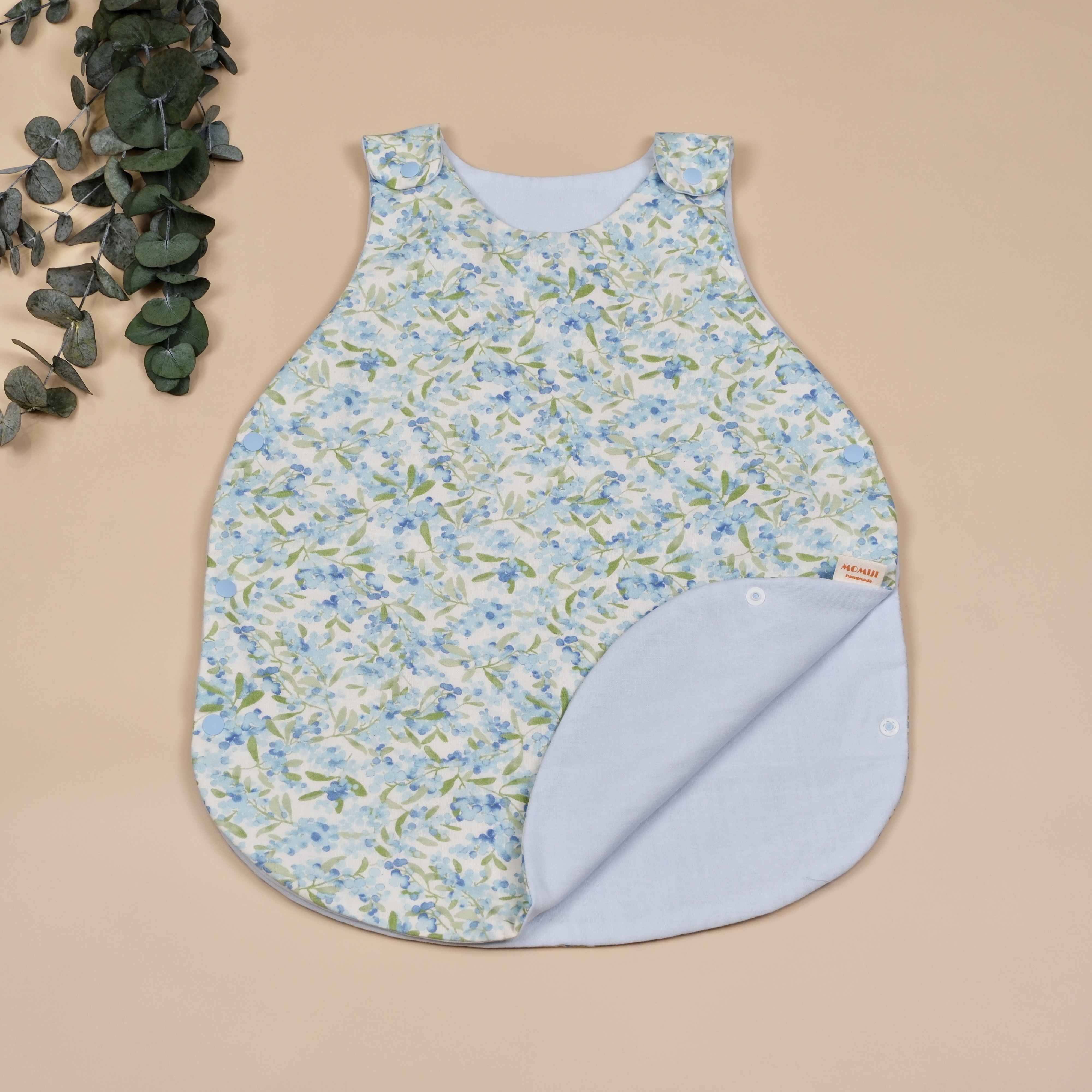 二重紗寶寶防踢被 | Mimosa・微風藍