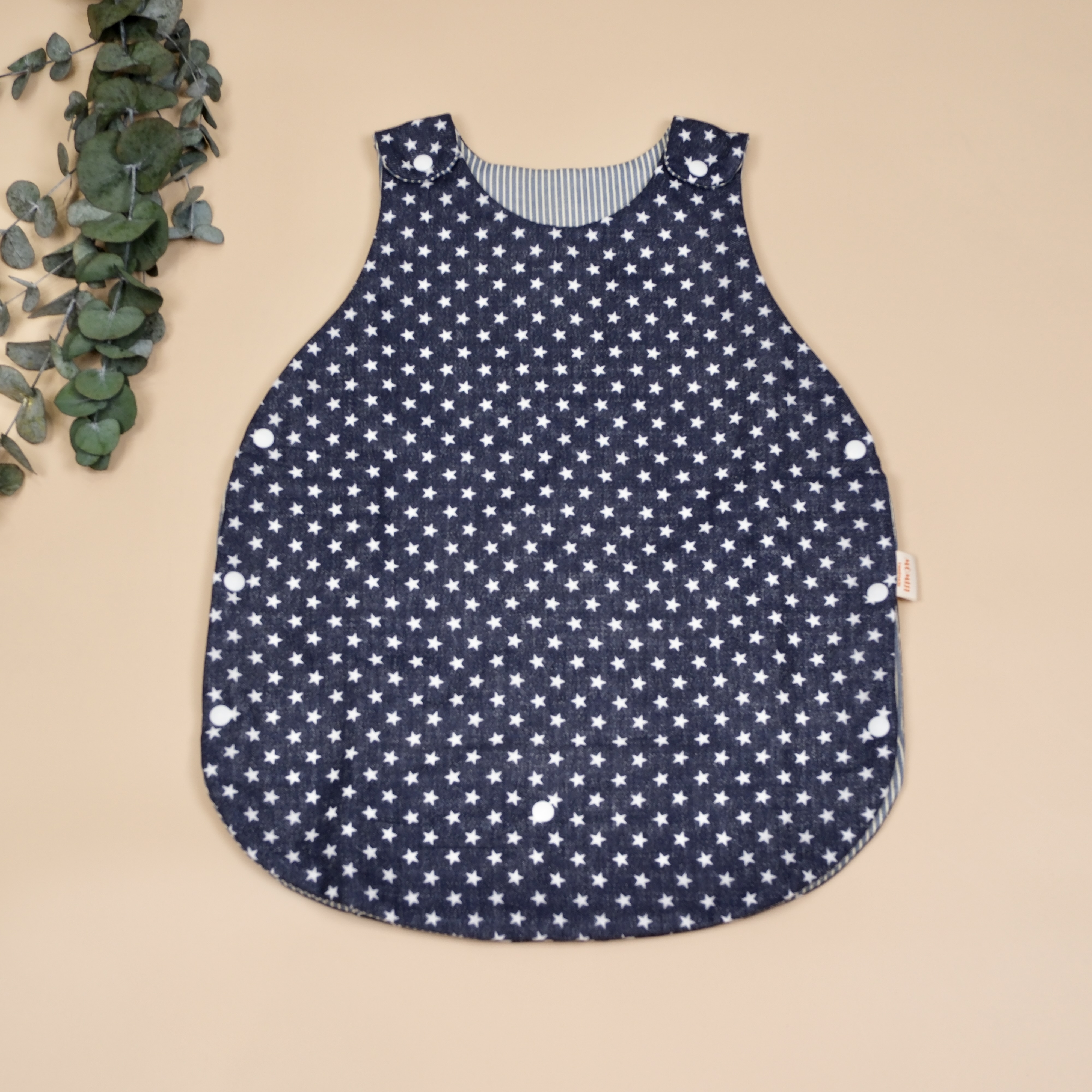二重紗寶寶防踢被 | 牛仔星星