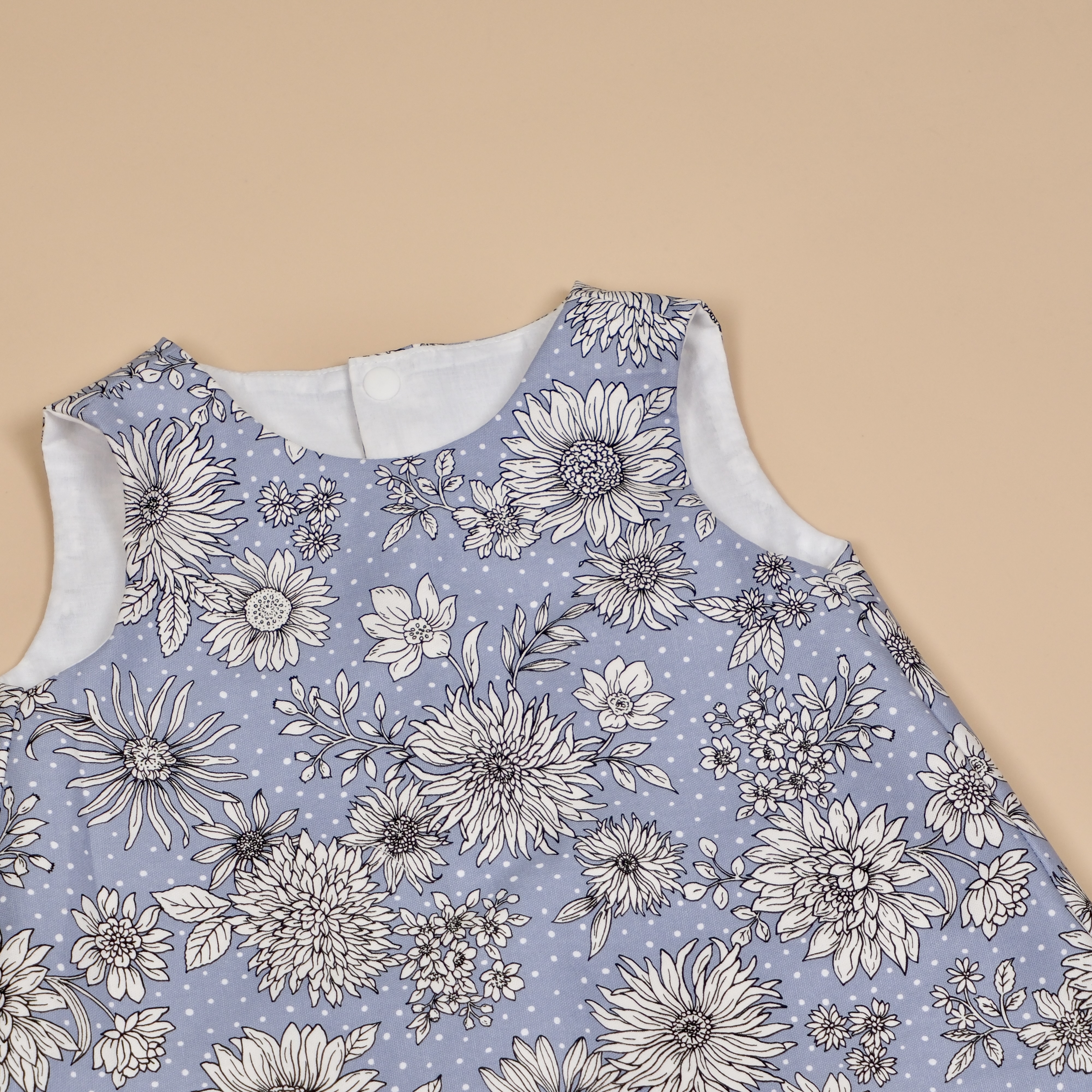 Jardin Bleu 藍色花園 ✤ 手作無袖洋裝 ✤