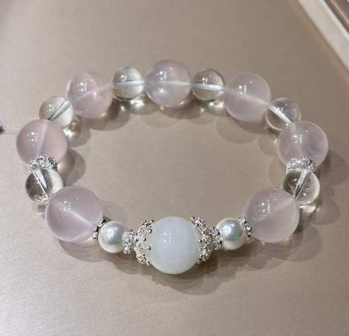 JY237-51010-GC 粉黛佳人水晶手串 (Q2)