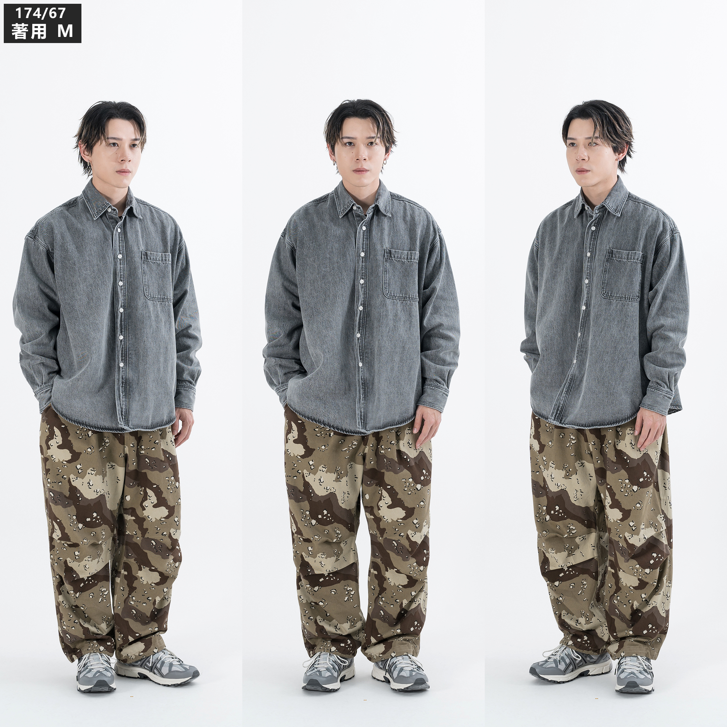 AGILITY Washed Denim LS Shirt 雙色 水洗牛仔 長袖襯衫 [JS9]