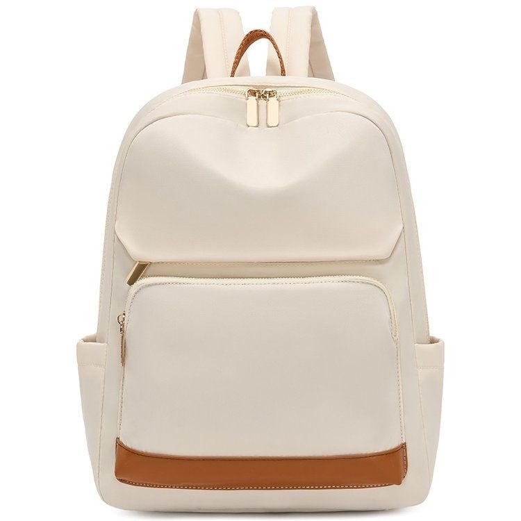 时尚女士背包 双肩包 米色