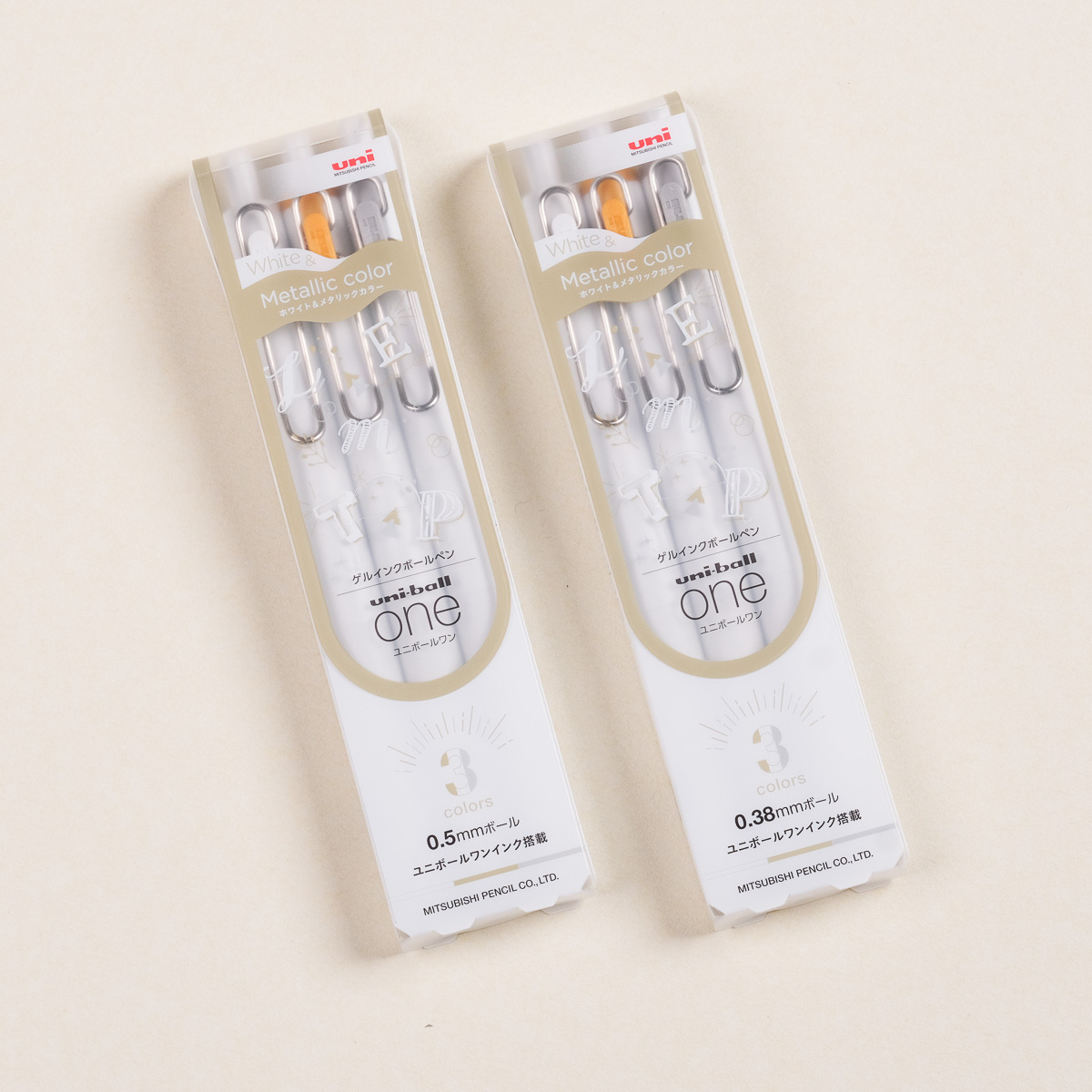 uni one 金屬色 中性筆 0.5 mm 0.38mm｜UNI 日本