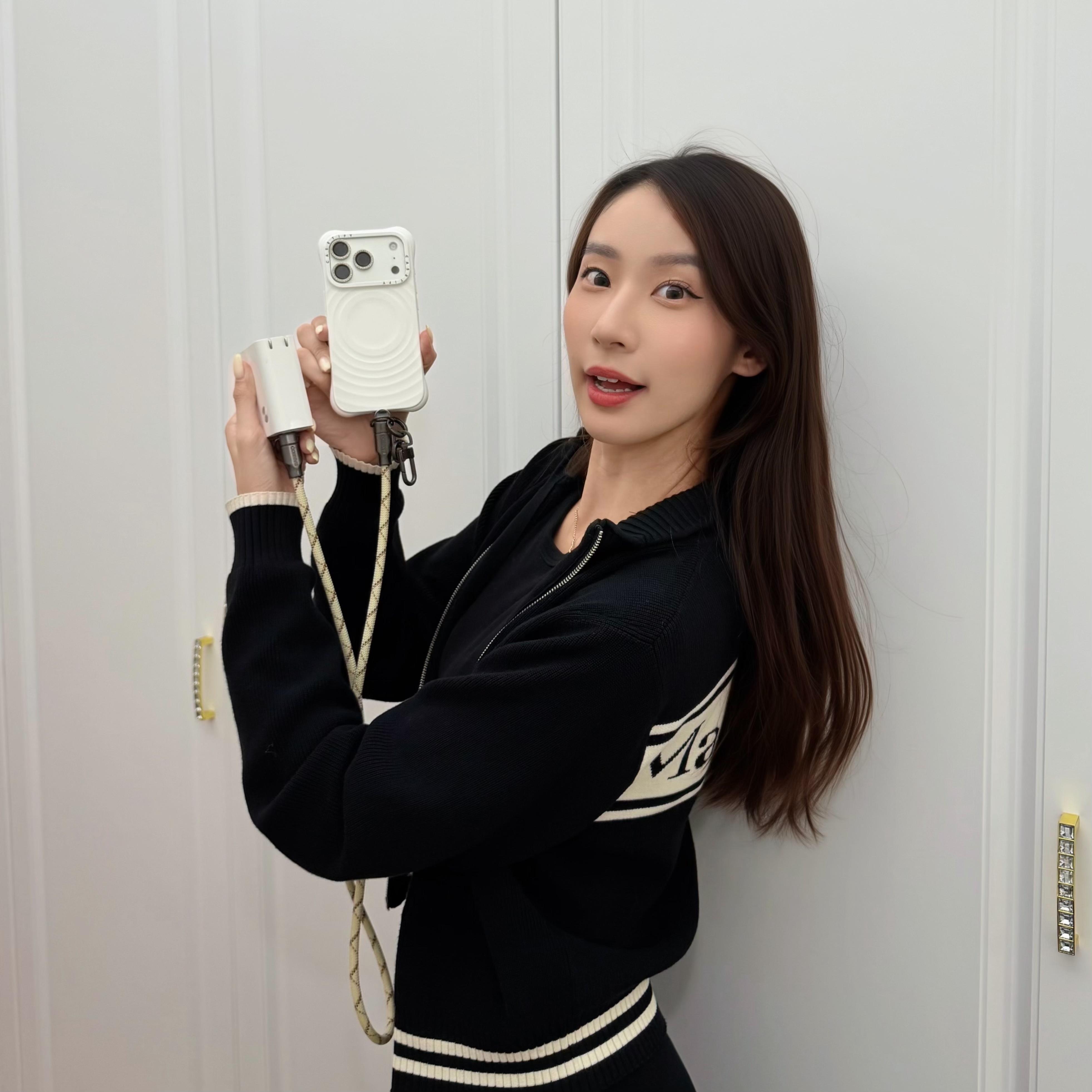 涵涵展示 bambootech 掛繩