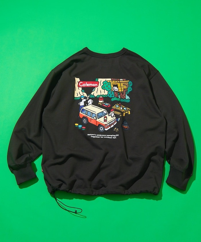 【現貨】coleman x matsui x FREAK'S STORE Rocky Camping 抽繩圓領衛衣 CM5606