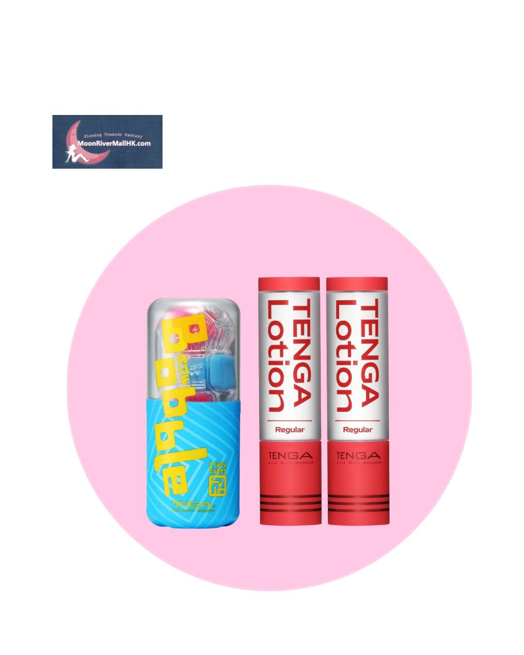 [Value Pack] Tenga Bobble Crazy Cubes & Lotion x 2