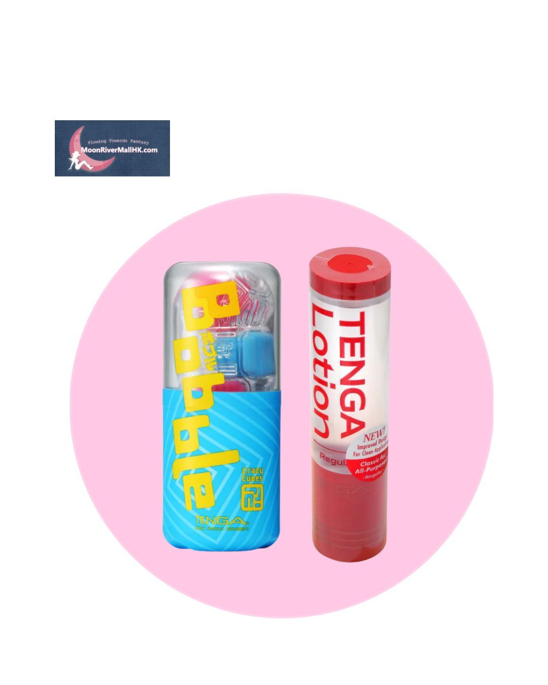 [Value Pack] Tenga Bobble Crazy Cubes & Lotion x 1