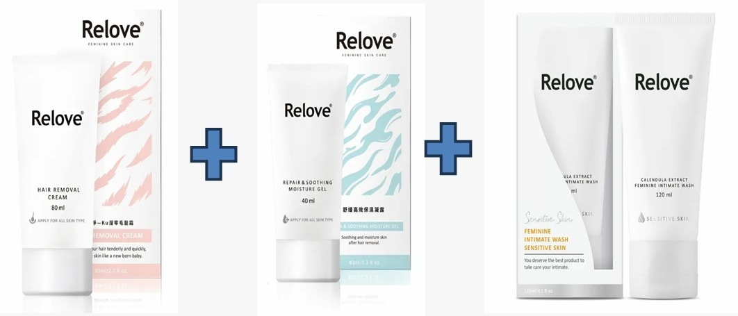 (6439) 脫毛保濕護理+私密清潔組合(D2)