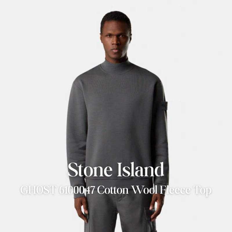 【代購】STONE ISLAND GHOST COTTON WOOL FLEECE 棉羊毛刷毛上衣｜6100047