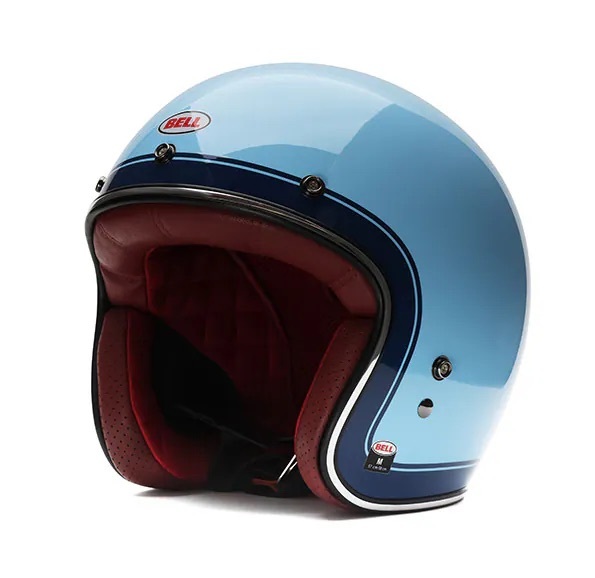 BELL CUSTOM 500 CRATE BLUE / 蔚藍海岸 復古帽 3/4罩 亞洲版