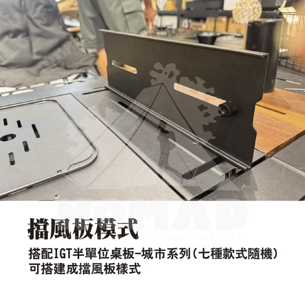 【NOMAD】多用途1/4連接件 18mm方型 1/4公轉公 公轉母