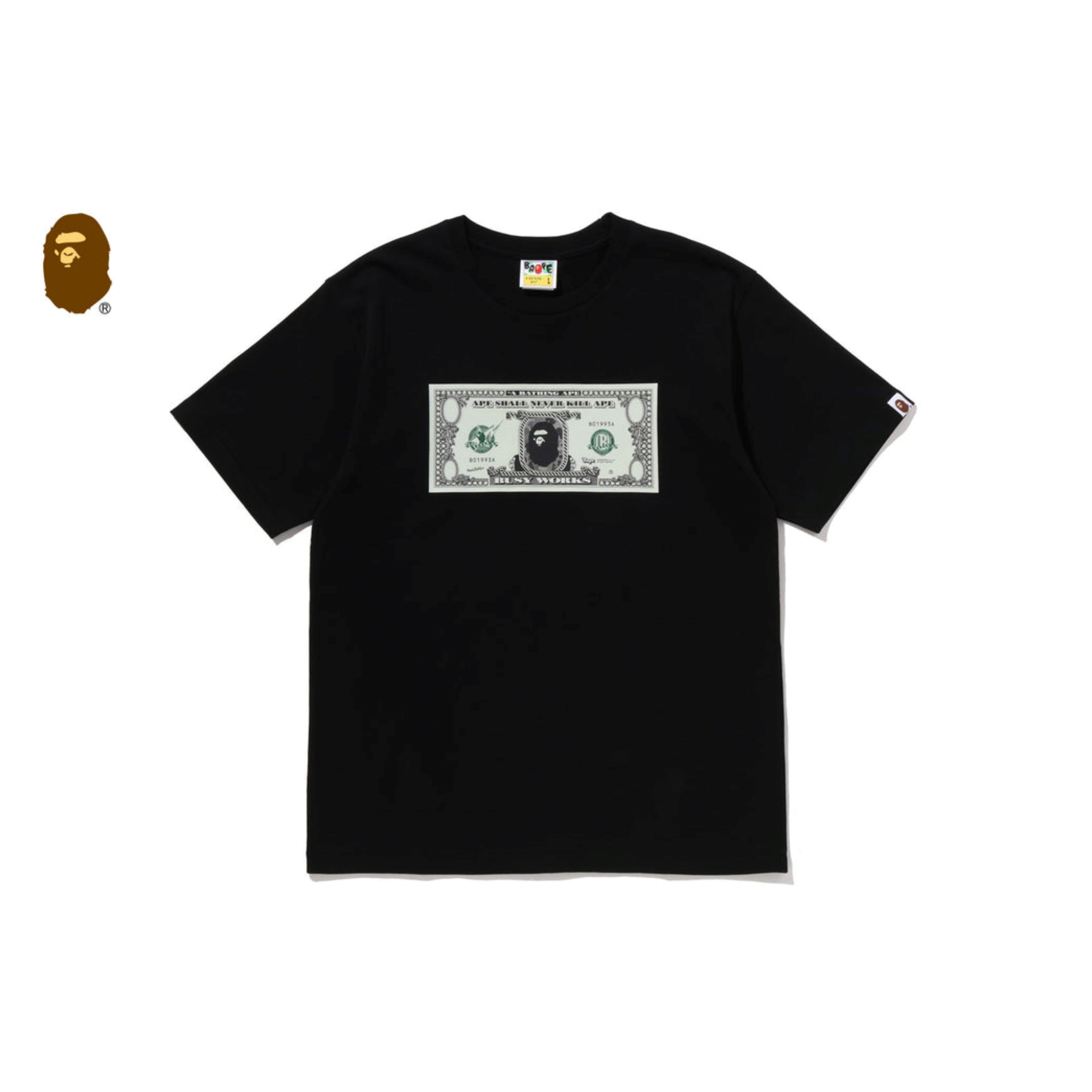 2026SS A BATHING APE BAPE BANKNOTE TEE 美金 鈔票 短袖 短T 現貨 1M30110306