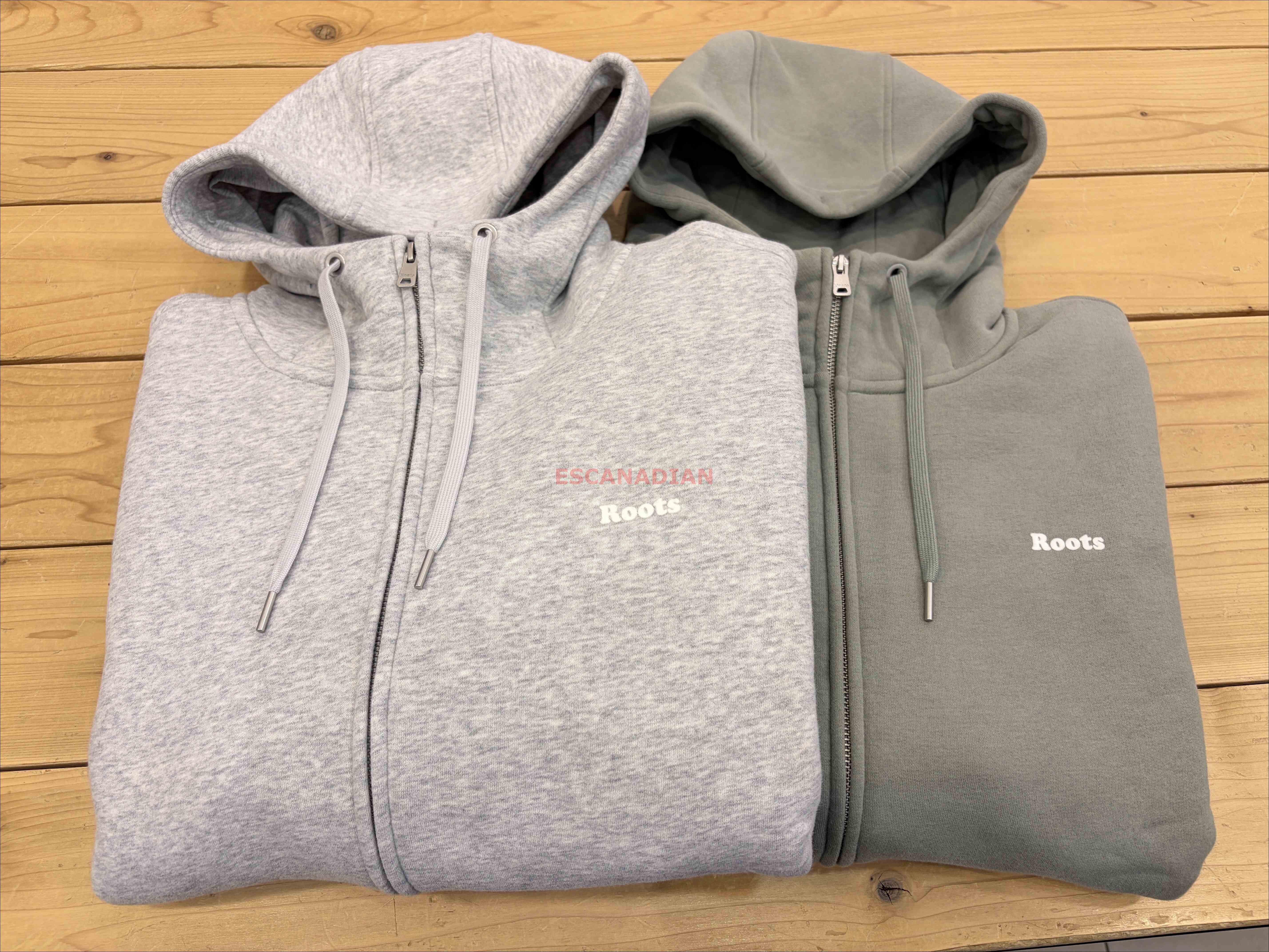 ROOTS 男大人 Cloud系列 柔軟厚棉質 落肩寬版(Oversized) 雙向拉鍊 連帽外套 (2色)