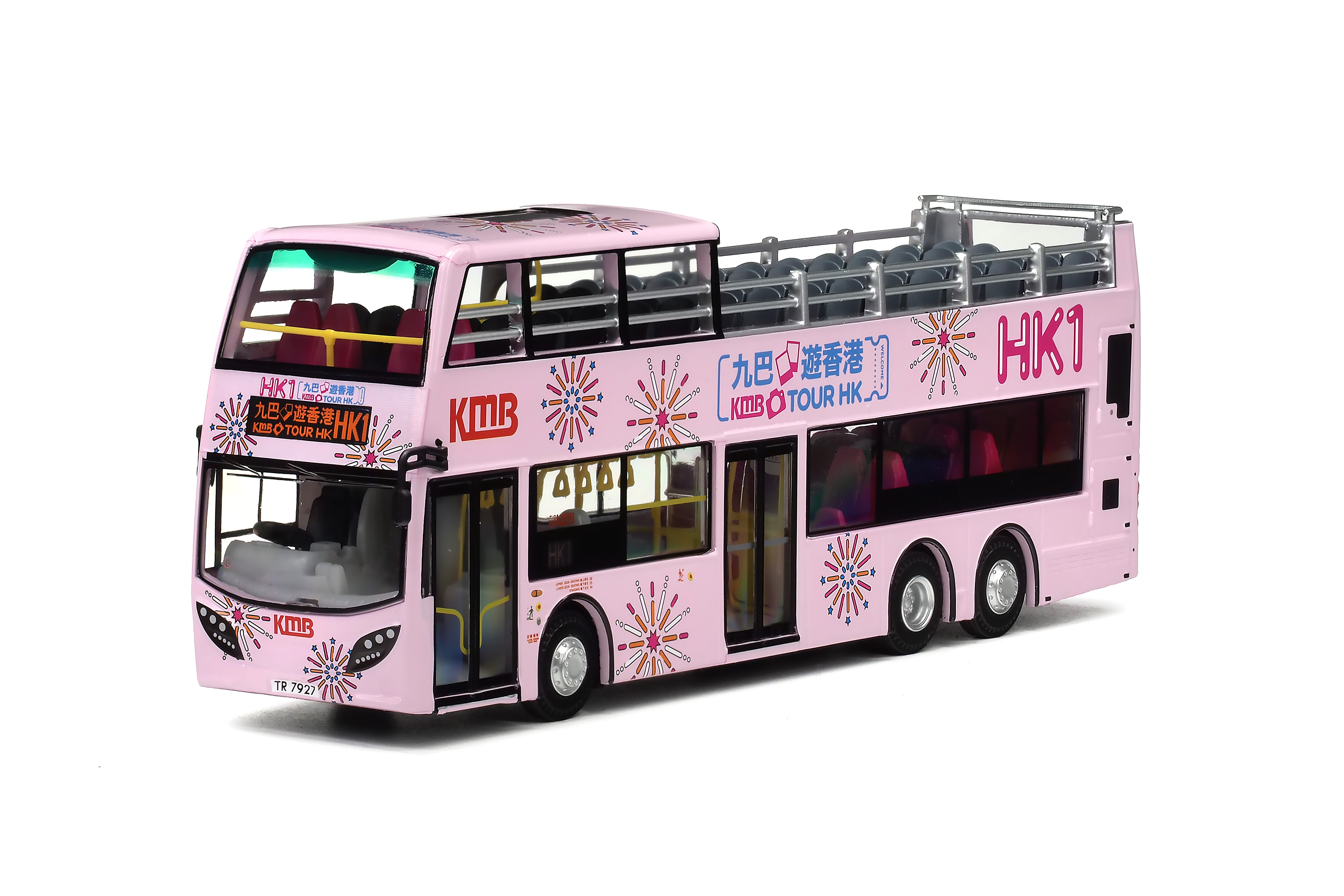 KMB2026059 1:64 九巴丹尼士歐盟五代12米開篷巴士 (HK1九巴遊香港)
