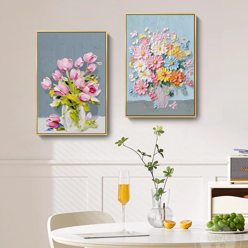 香頌花語無框掛畫