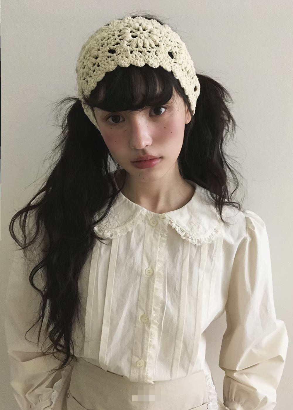 愛心刺繡領襯衫