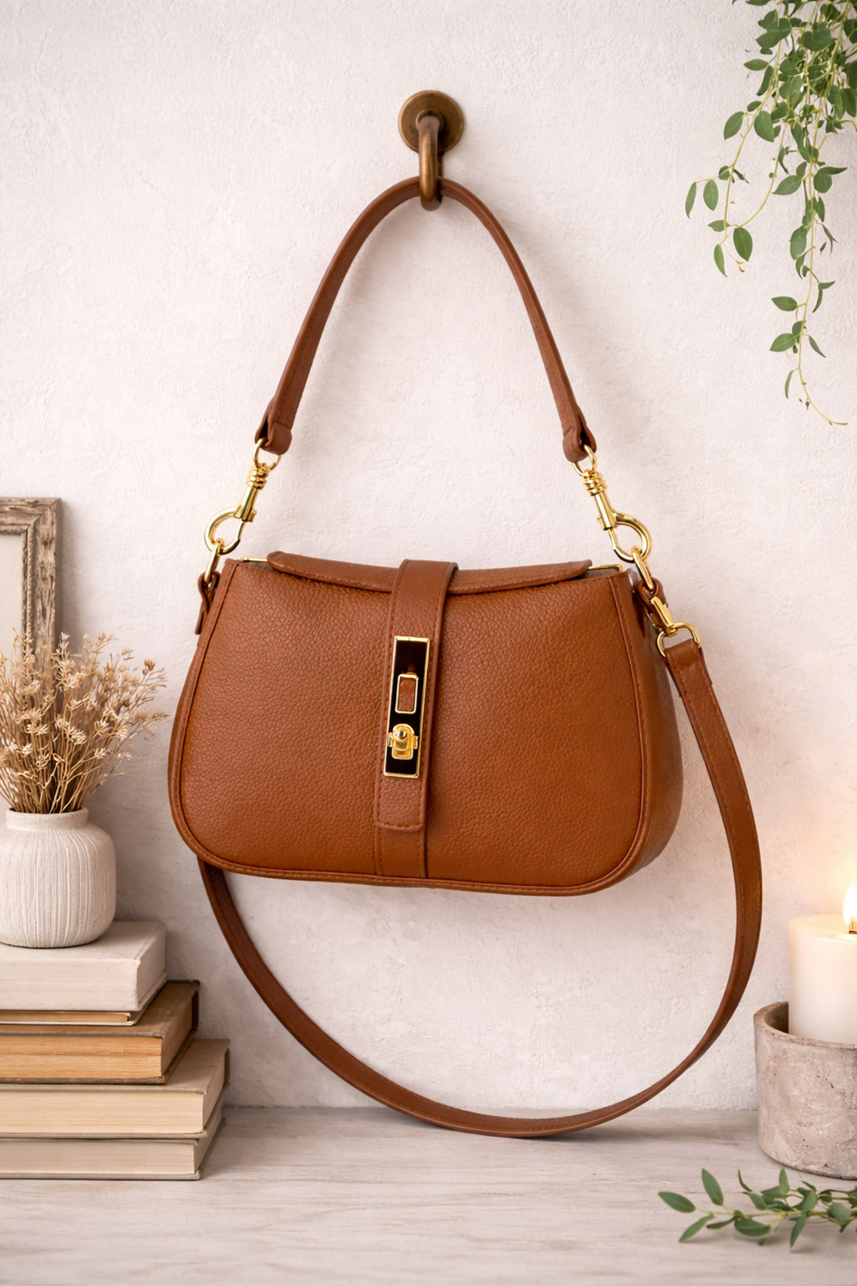 Cherry Paris Leather CERISE - 4203 Cognac 啡色