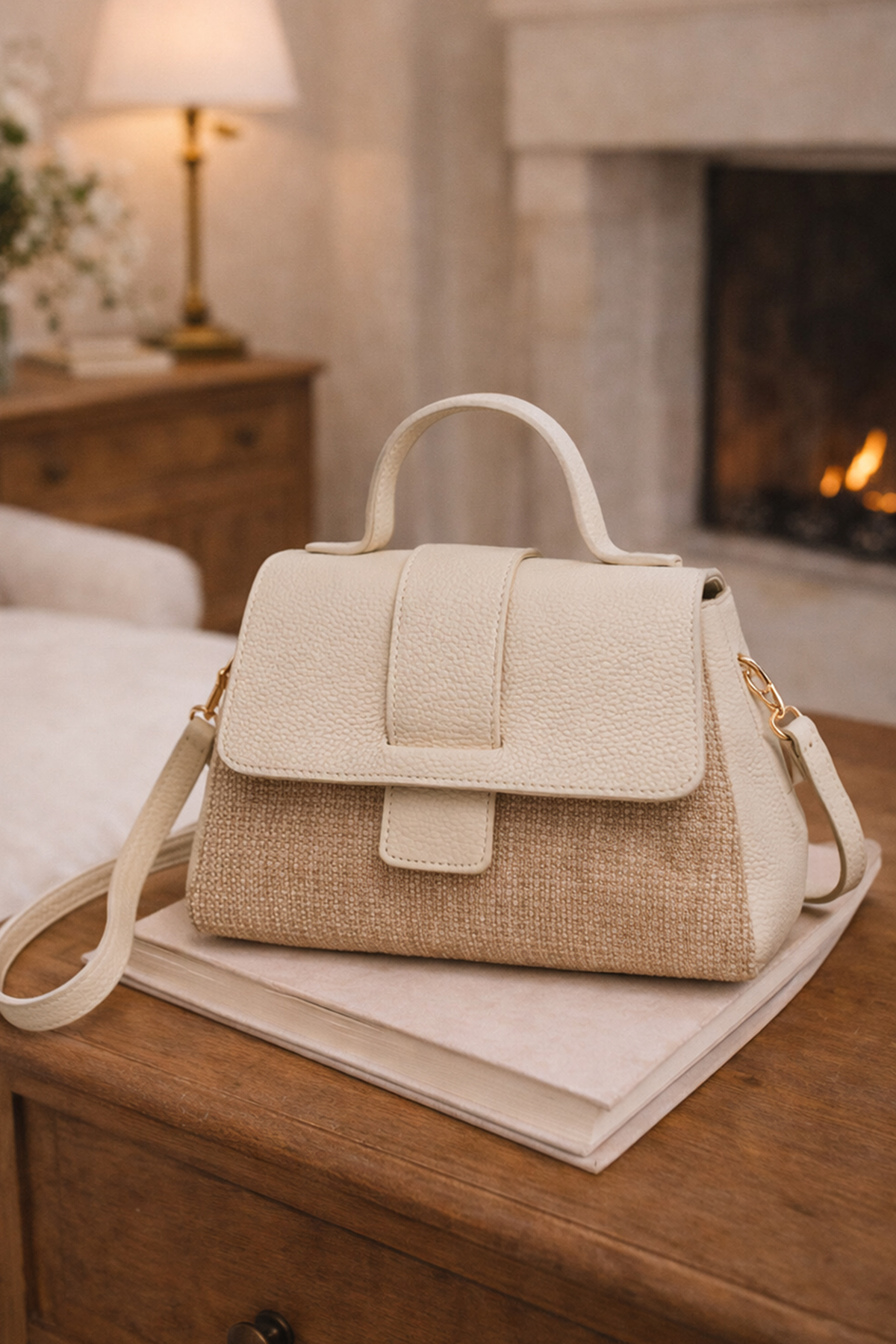 Cherry Paris Leather ANASTASIA OXFORD - 3937B Beige 米白