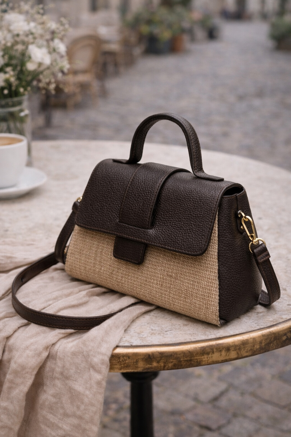 Cherry Paris Leather ANASTASIA OXFORD - 3937B Chocolate 朱古力