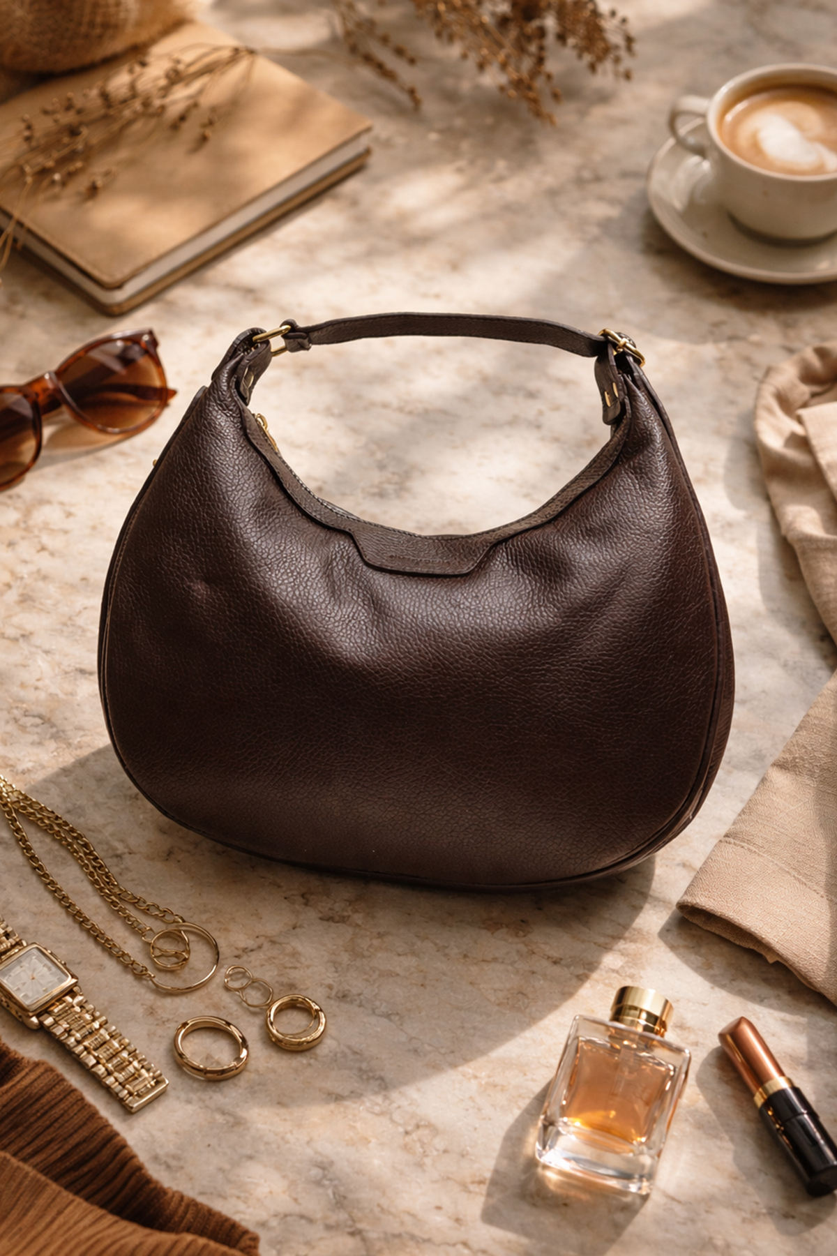 Cherry Paris Leather ALYZÉE - 4201 Chocolate 朱古力