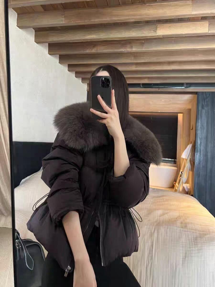 H833 柔軟質感毛領外套