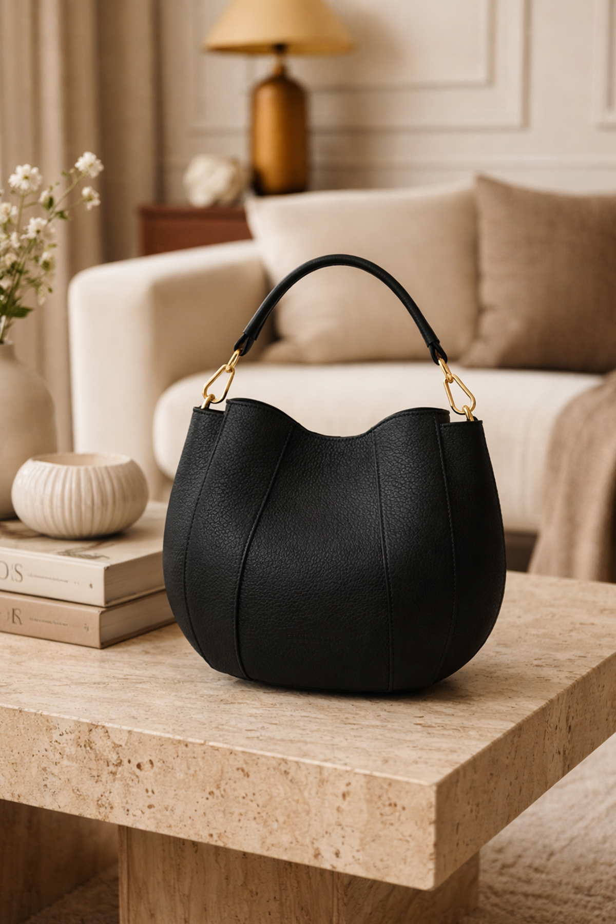 Cherry Paris Leather ODÉLIA - 4204 Black 黑色