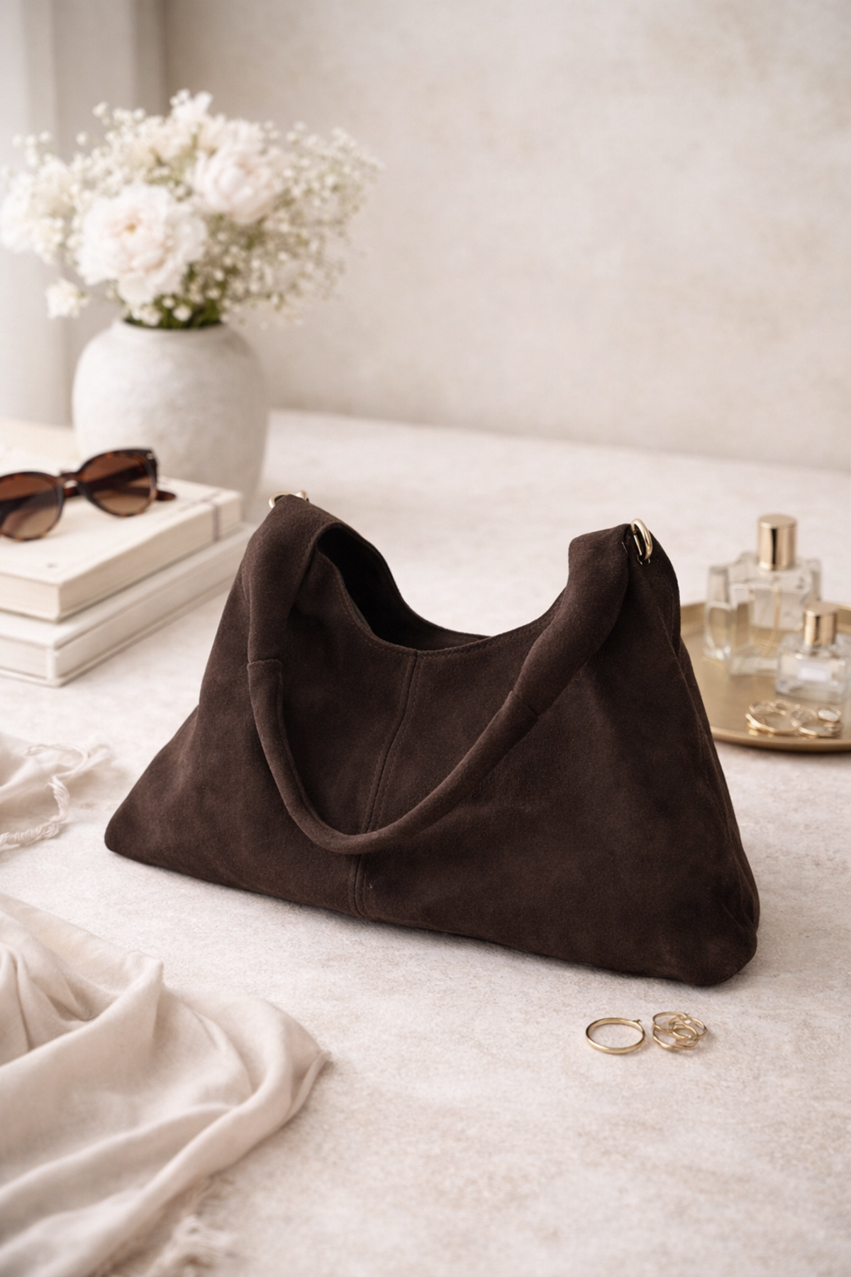 Cherry Paris Leather MALORIE SUÈDE - 4215 Chocolate 朱古力