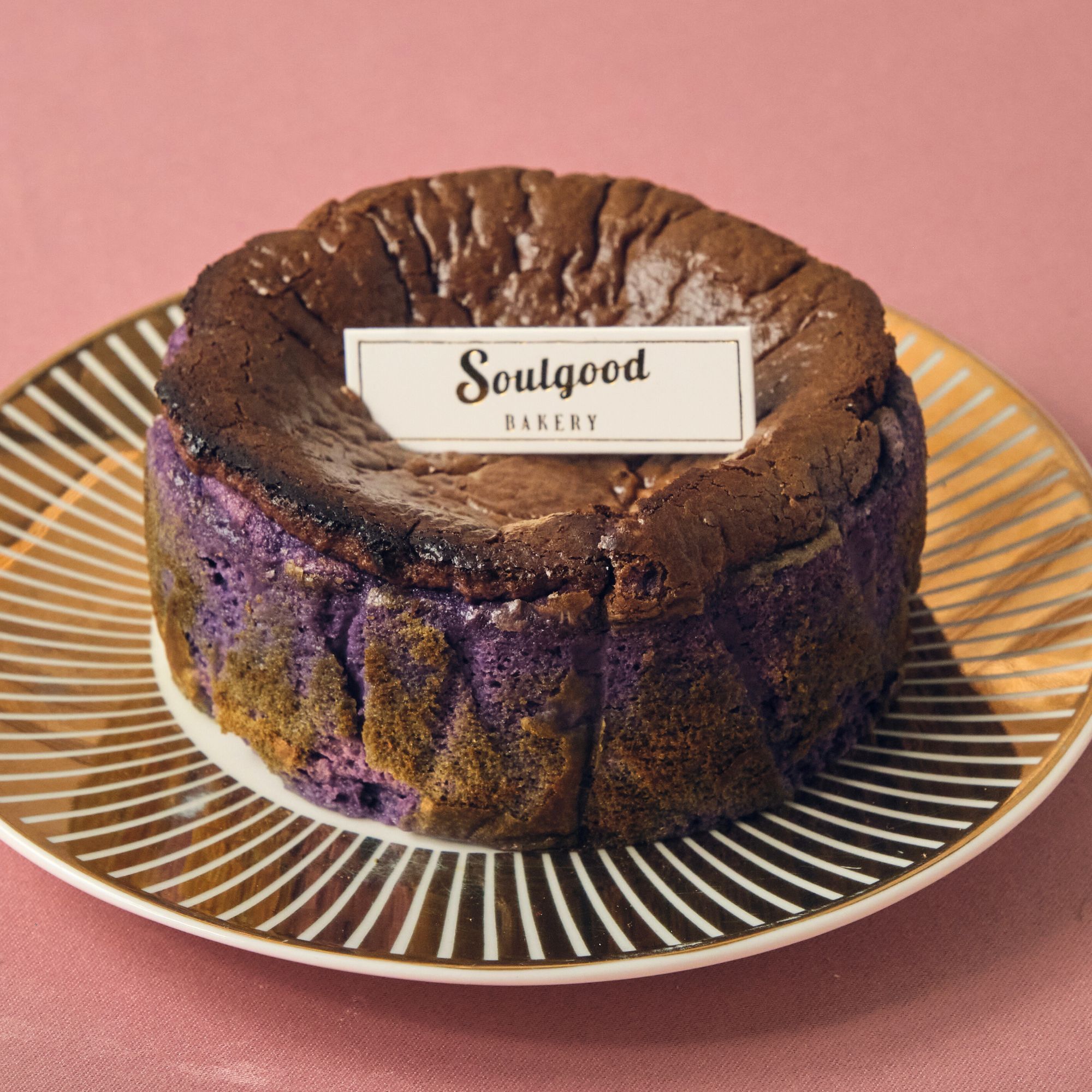 沖繩紫薯 迷你巴斯克芝士蛋糕