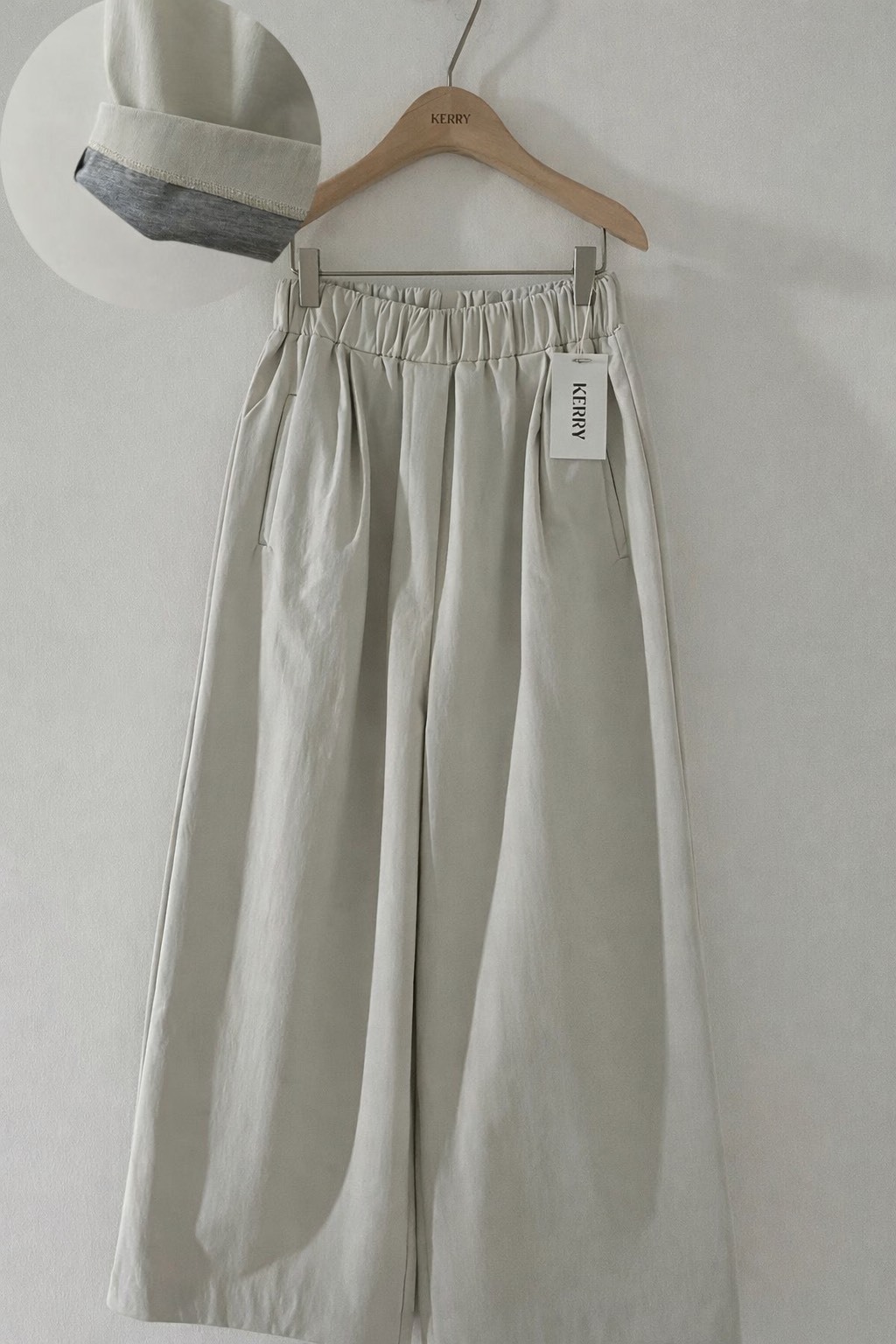 KERRY 輕便休閒九分寬褲