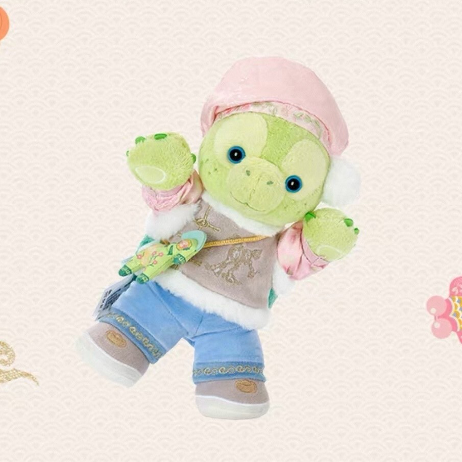 2026 新春 達菲 Duffy 與好友們 奧樂米拉 海龜 OluMel SS號 娃娃 玩偶 -上海迪士尼樂園